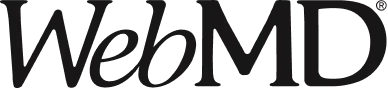 Black WebMD logo